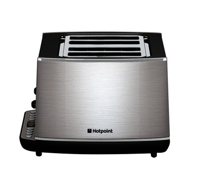 Hotpoint TT 44E AX0 4-Slice Toaster - Stainless Steel